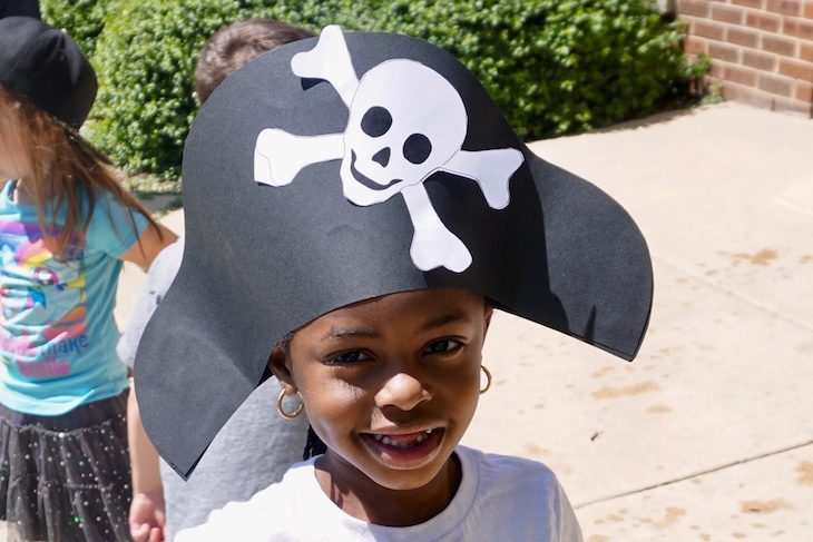 <p>Make fun pirate hats …</p>
